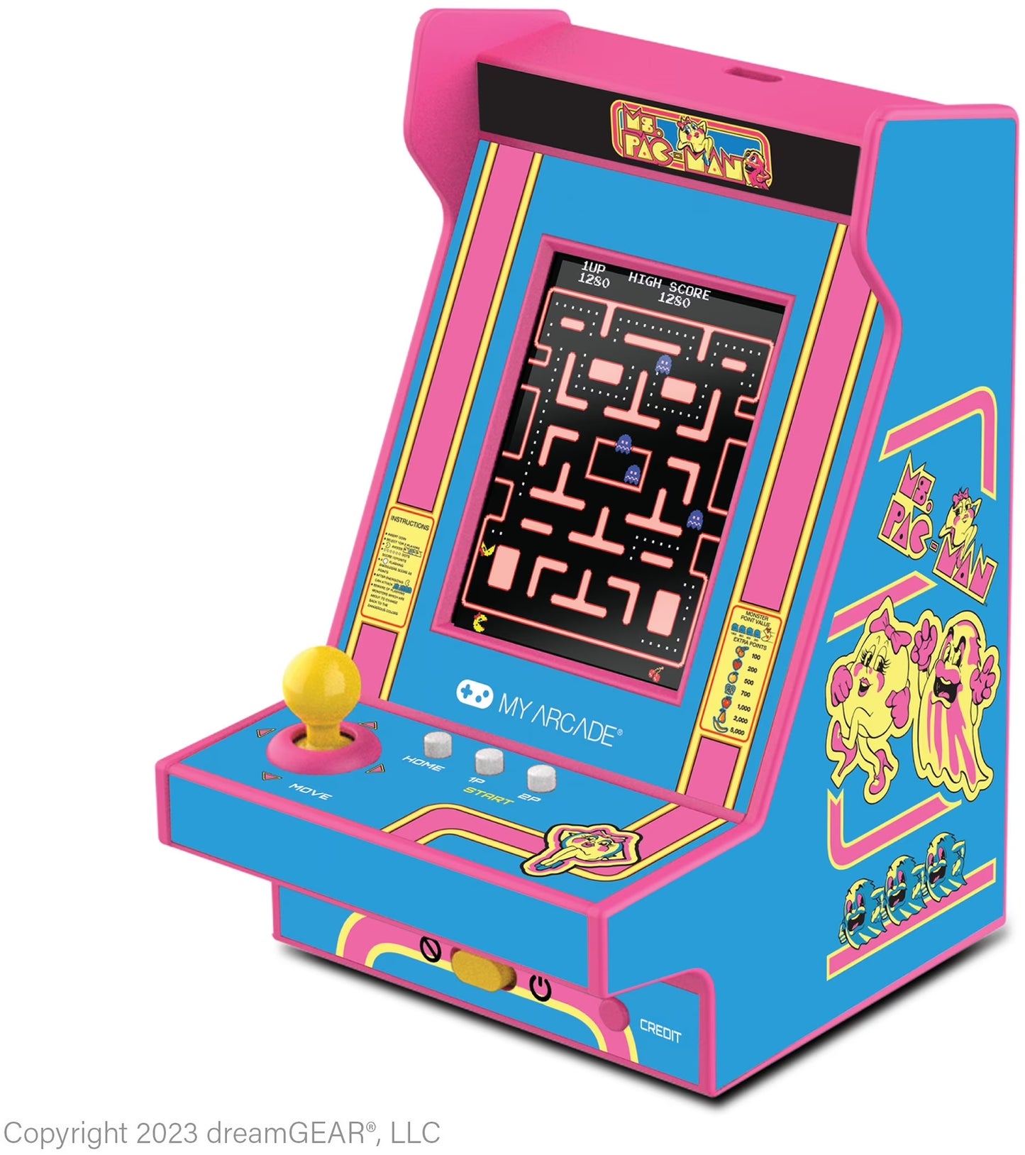 - MS. PAC-MAN Nano Player Pro Portable Retro Arcade