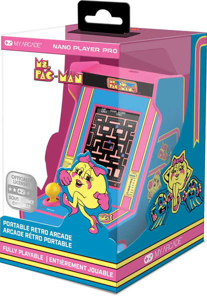 - MS. PAC-MAN Nano Player Pro Portable Retro Arcade