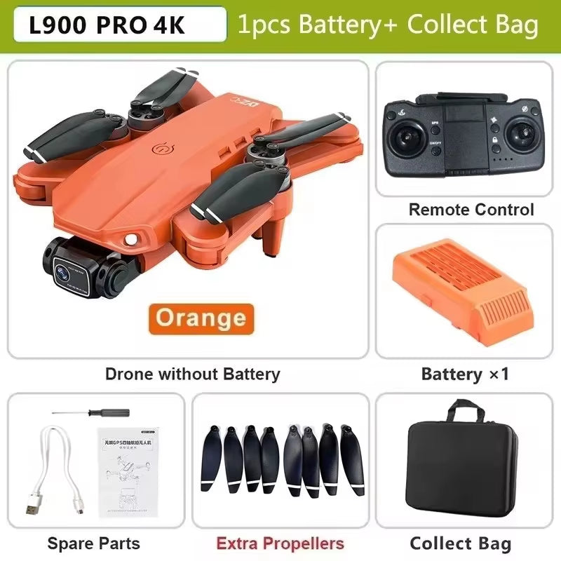 L900 Pro SE MAX GPS Drone 4K Professional Dual HD Camera 5G WIFI FPV 360° Obstacle Avoidance Brushless Rc Quadcopter Drones Toy
