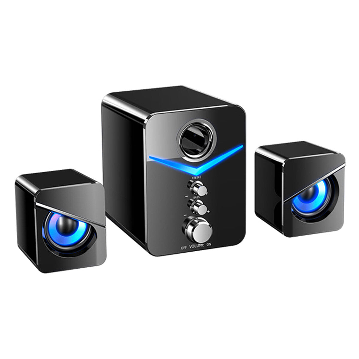 Computer Speakers Surround Sound System Wired PC Speakers Gaming Bass 3.5Mm Jack