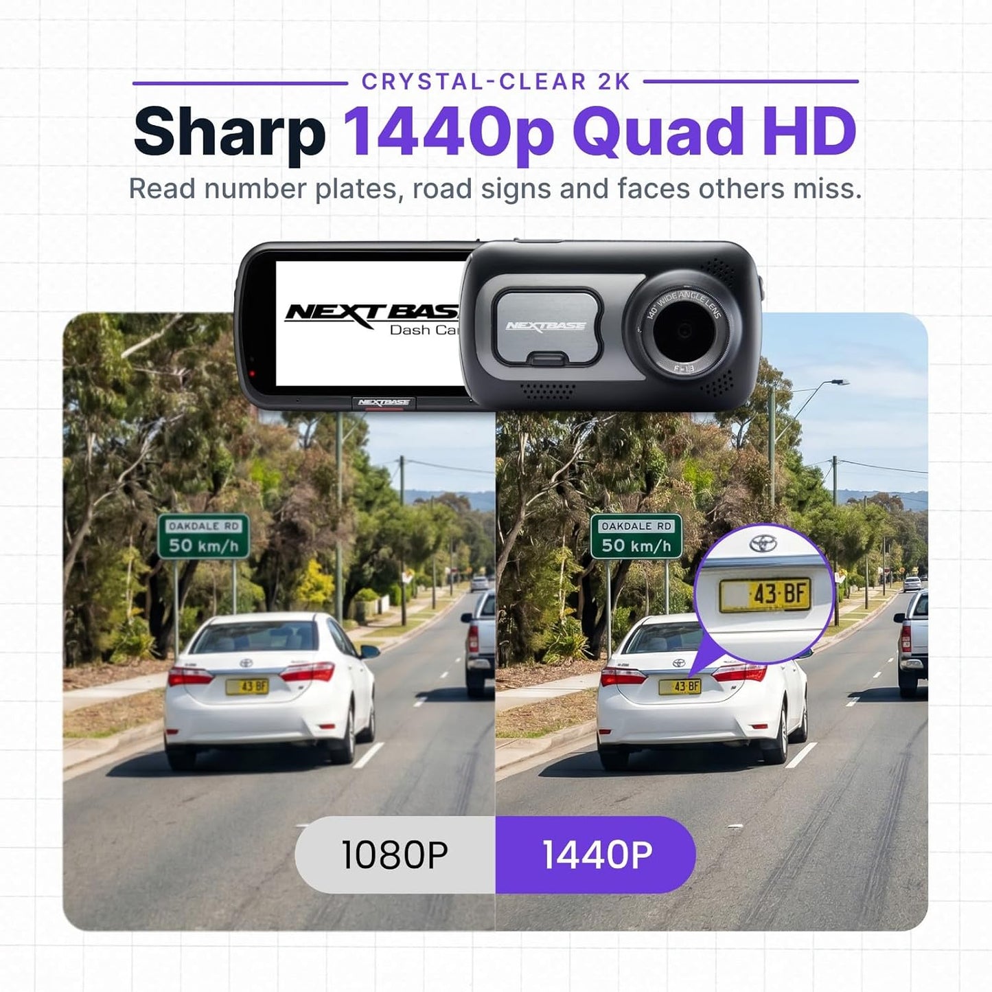 1440P HD Wi-Fi Dash Cam 522GW with Alexa…
