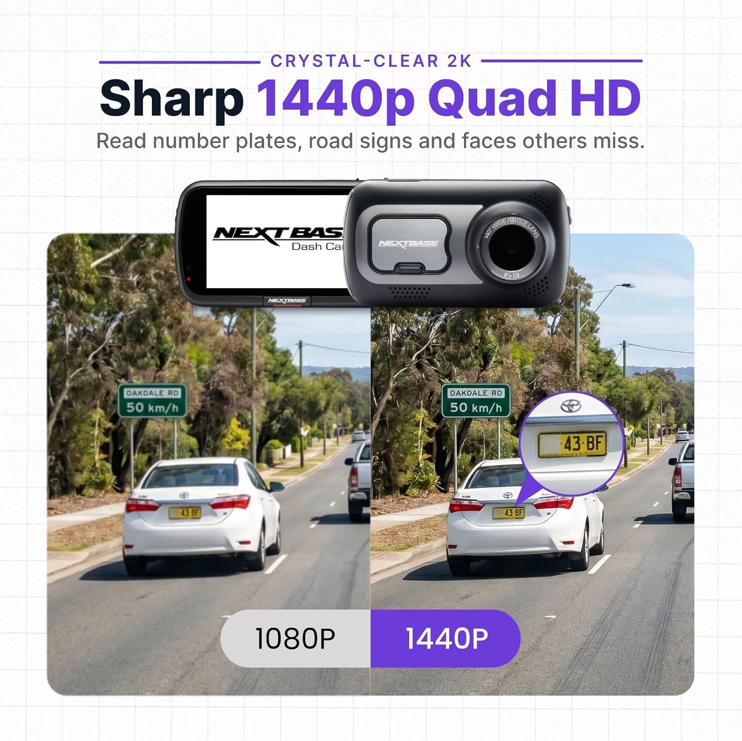 1440P HD Wi-Fi Dash Cam 522GW with Alexa…