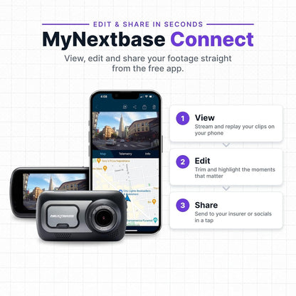 1440P HD Wi-Fi Dash Cam 522GW with Alexa…