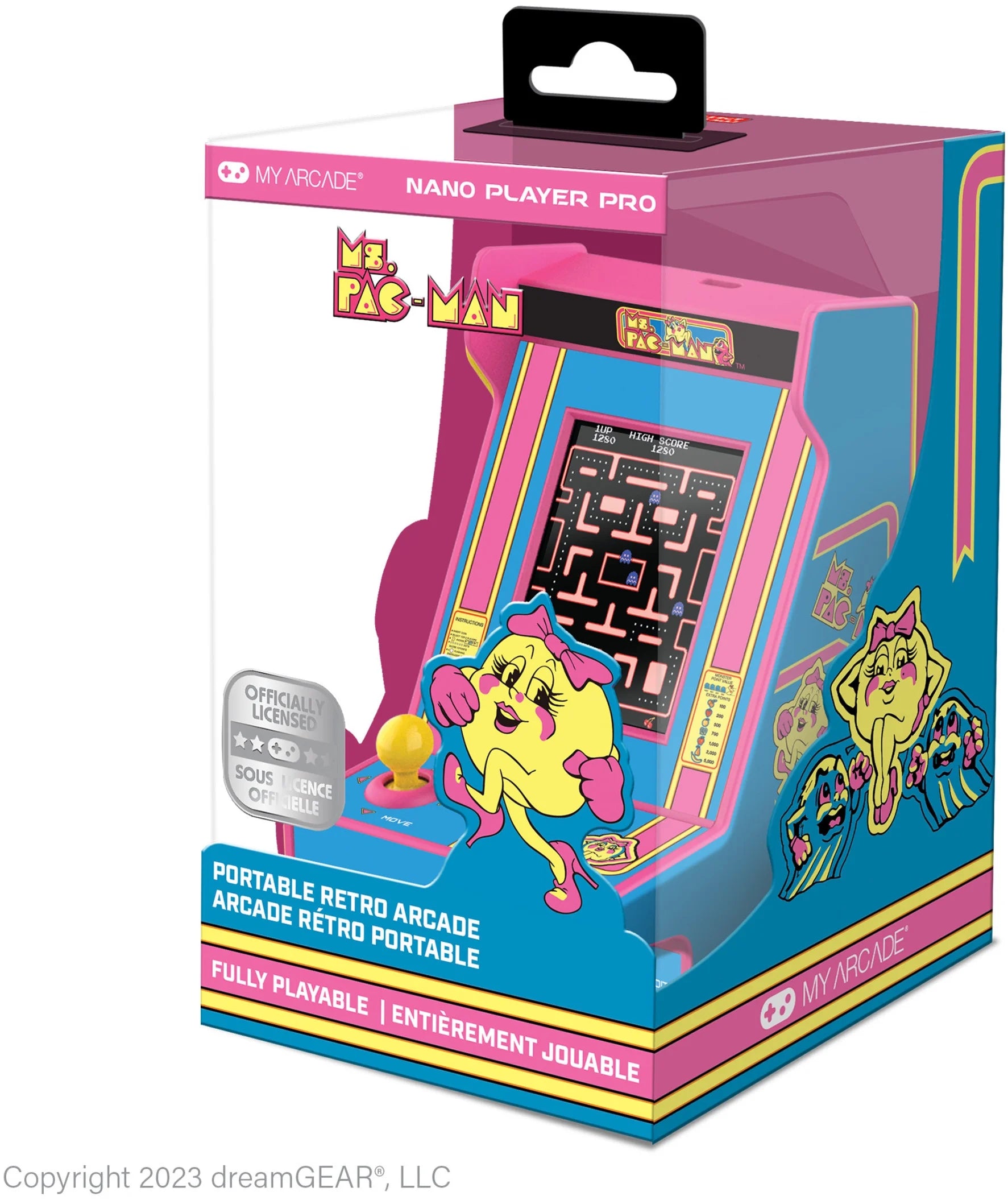 - MS. PAC-MAN Nano Player Pro Portable Retro Arcade