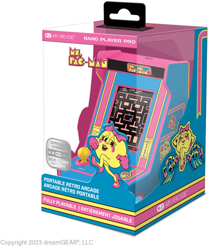 - MS. PAC-MAN Nano Player Pro Portable Retro Arcade
