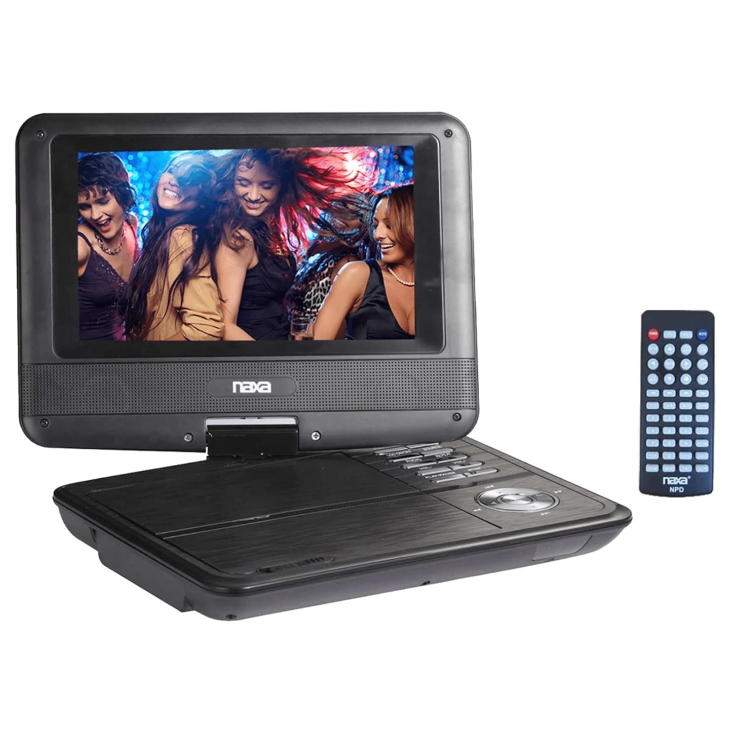 Naxa 7" TFT LCD Swivel Screen Portable DVD Player - Refurbished